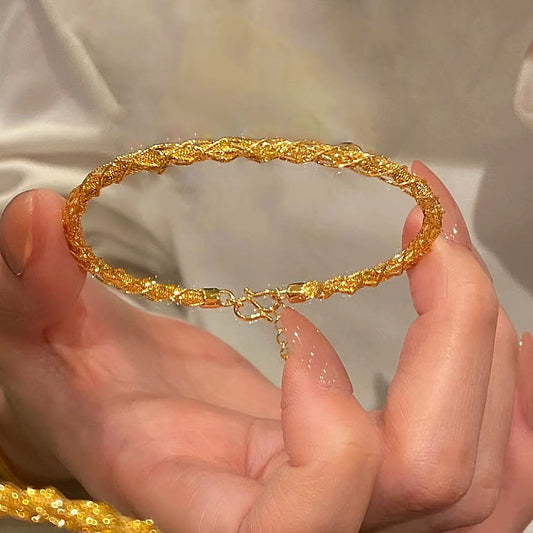 Anika Bracelet | 24k Gold Plated