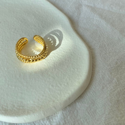 Phile Ring | 18k Gold Plated