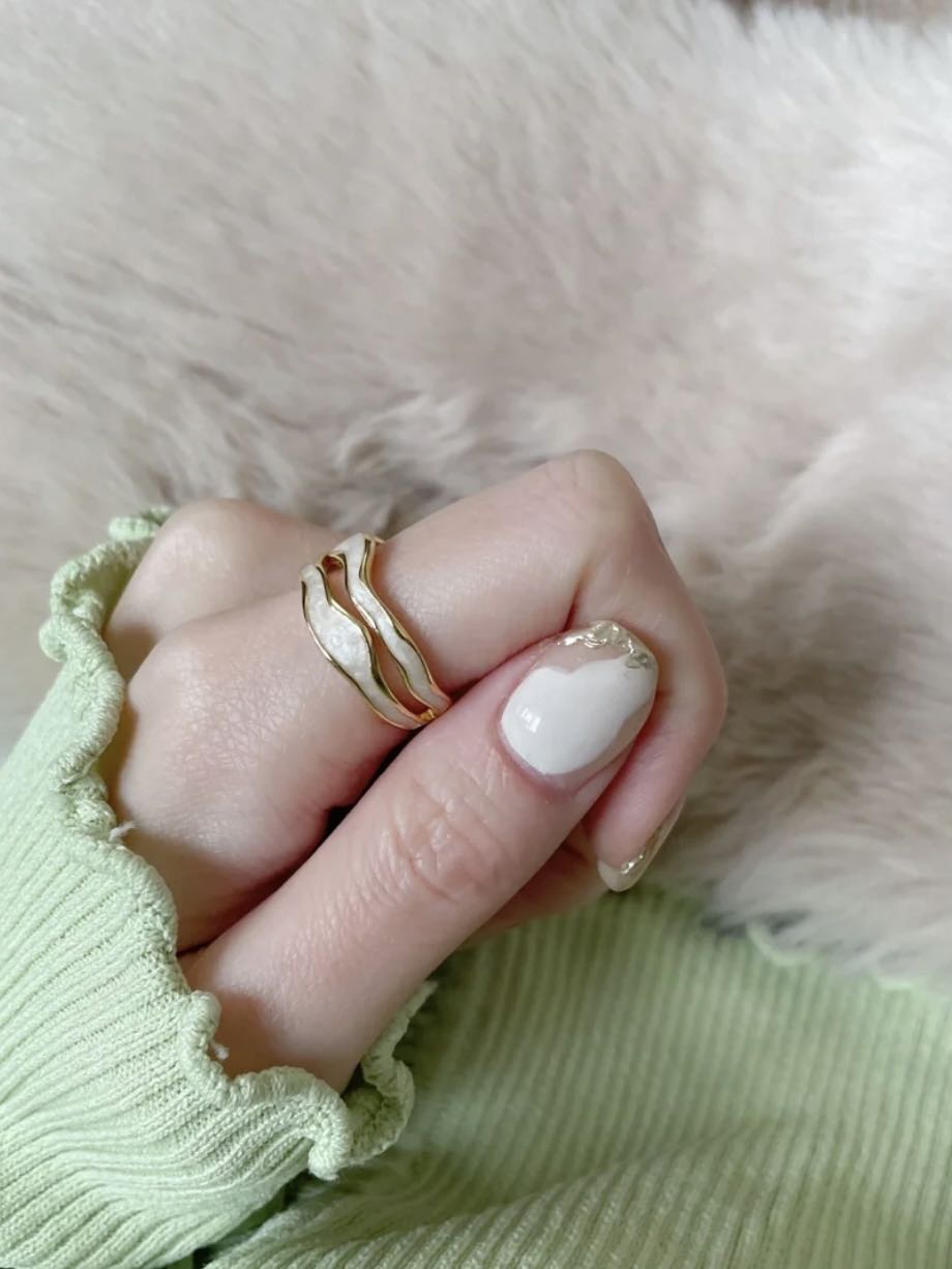 Evadne Ring | 18k Gold Plated