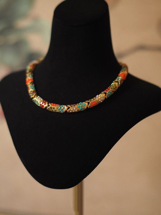 Damaris Necklace | 24k Gold Plated