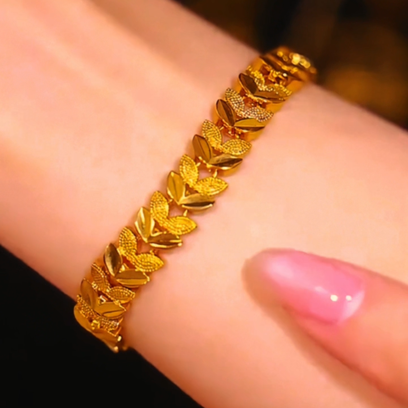 Delphine Bracelet Set | 24k Gold Plated