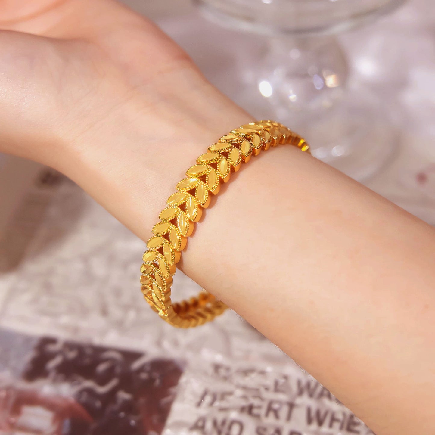 Louella Bracelet Set | 24k Gold Plated