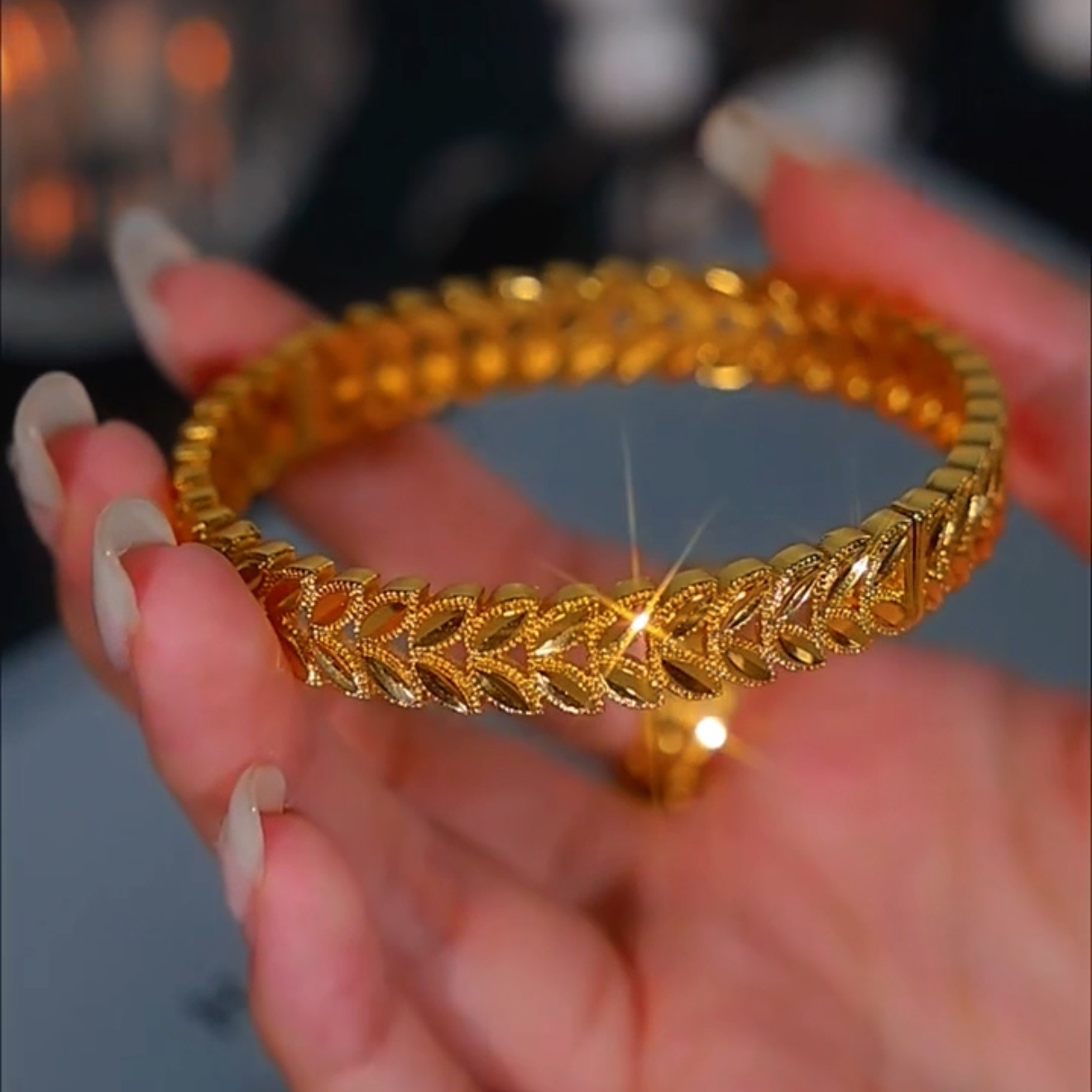 Louella Bracelet Set | 24k Gold Plated