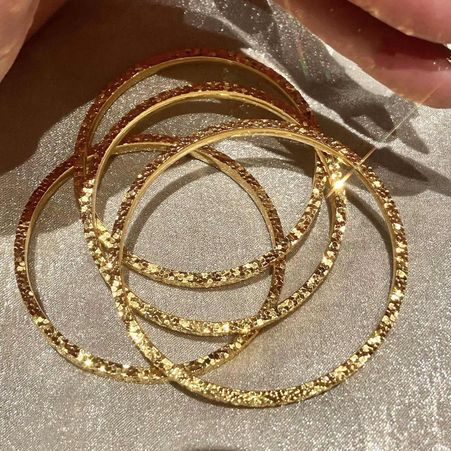 Reba Bracelet Set | 24k Gold Plated