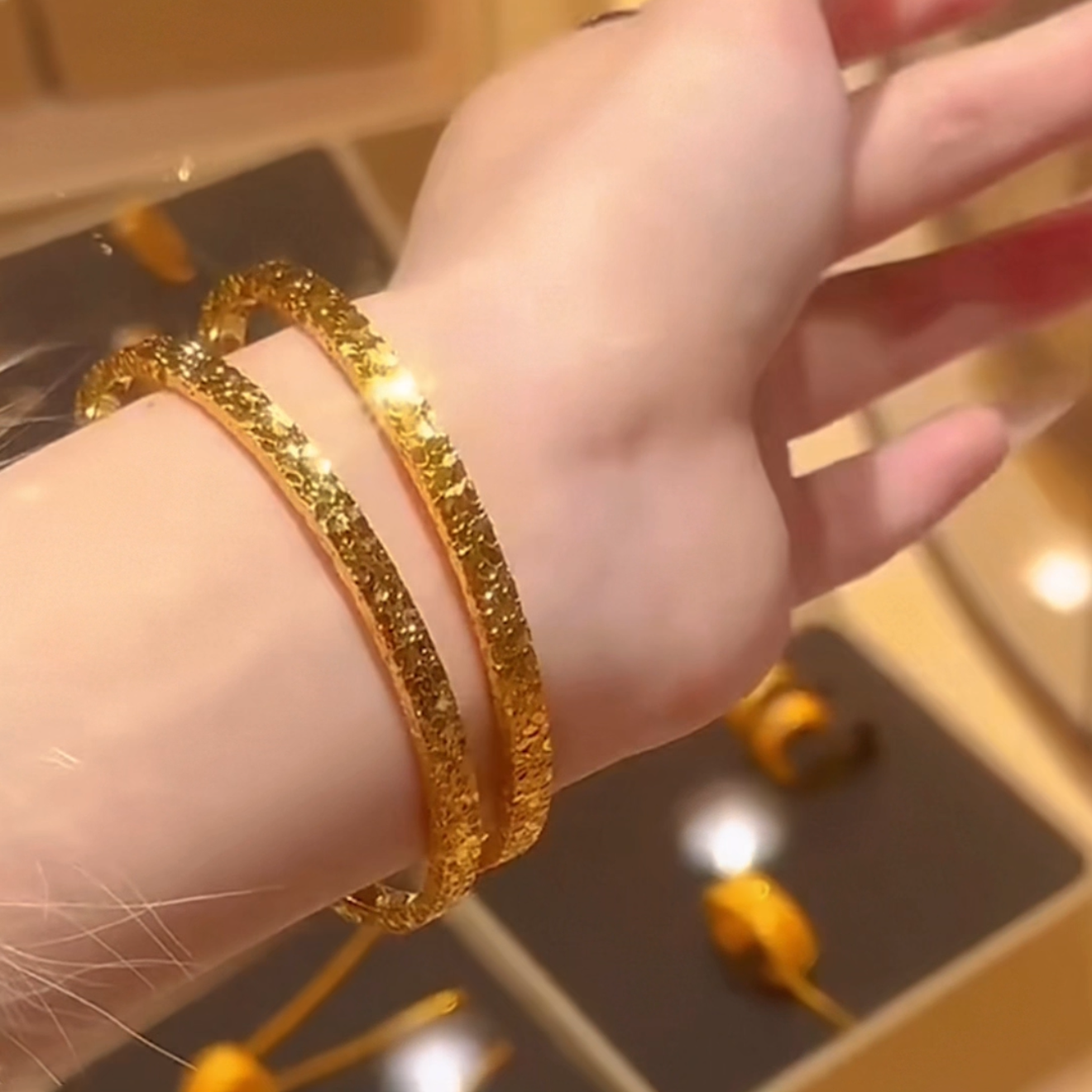 Reba Bracelet Set | 24k Gold Plated
