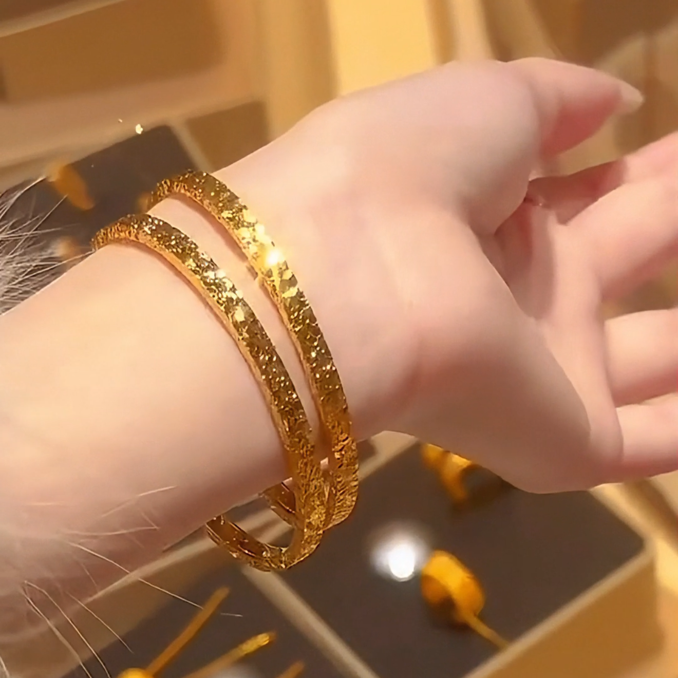 Reba Bracelet Set | 24k Gold Plated