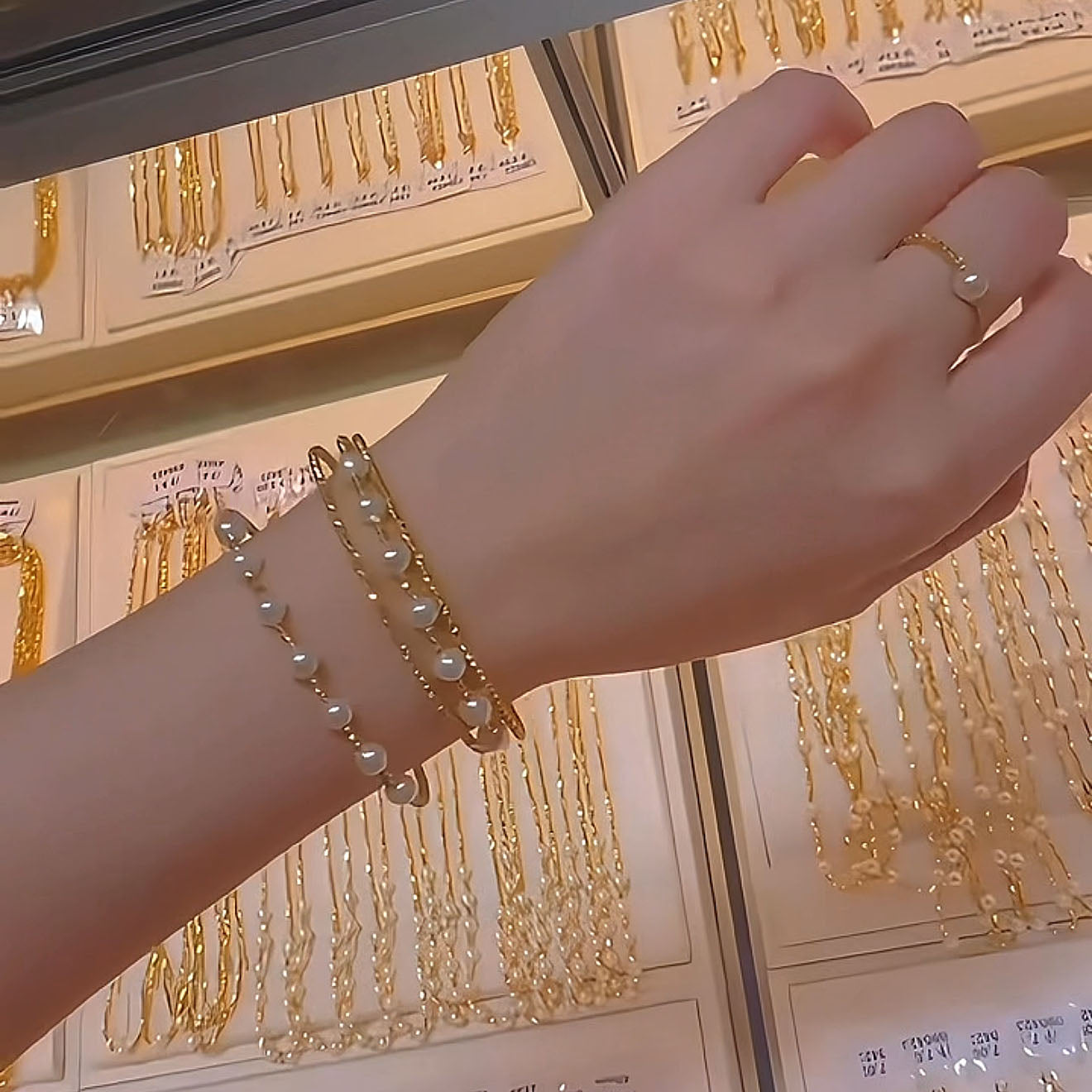 Miriam Bracelet Set | 24k Gold Plated