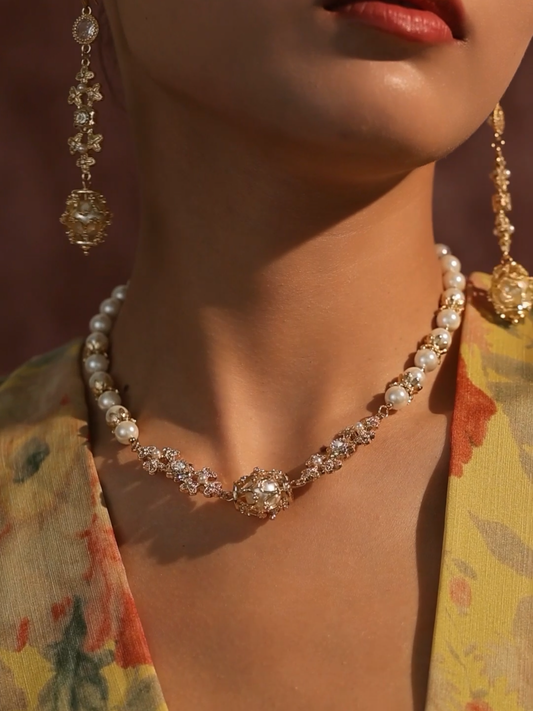 Gretchen Necklace Set | 24k Gold Plated