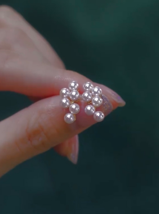 Adley Pearl Earrings | 24k Gold Plated