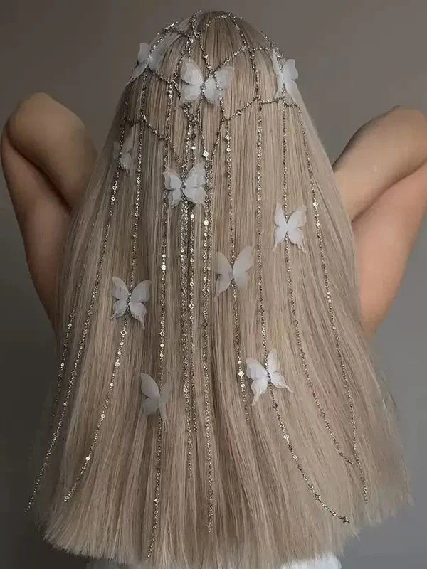 Stacy Butterfly Style Tassel Hairband