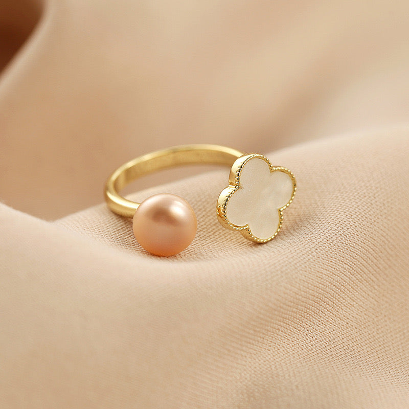 Andie Pearl Ring | 18k Gold Plated