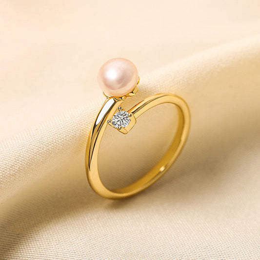 Kaydee Pearl Ring | 18k Gold Plated