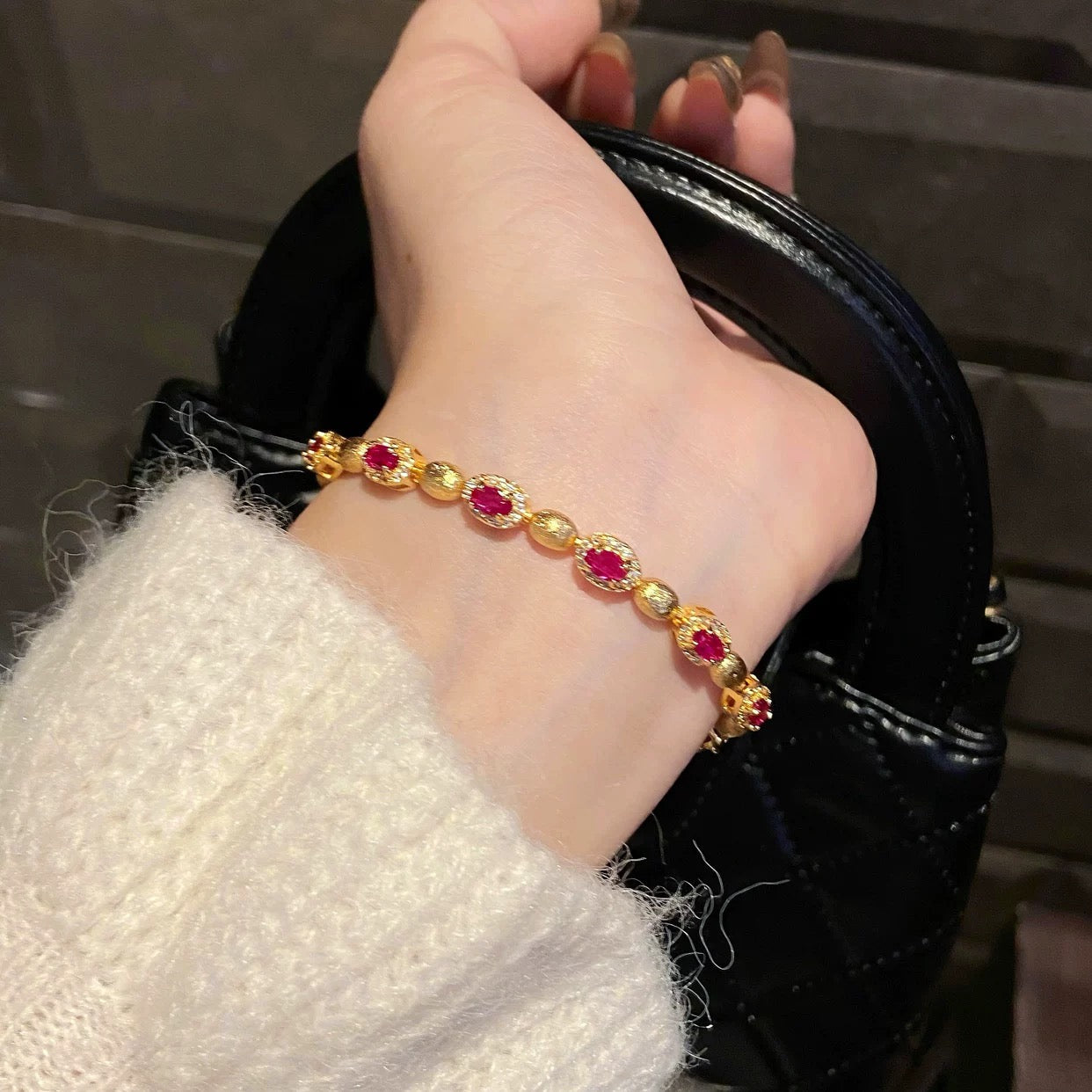 Zenobia Bracelet | 24k Gold Plated