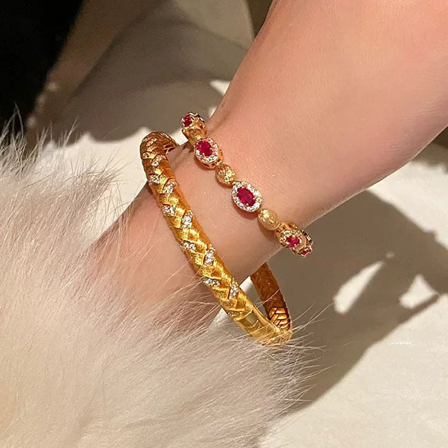 Zenobia Bracelet | 24k Gold Plated