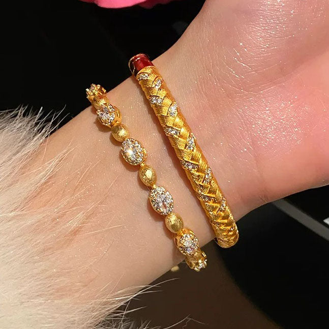 Zenobia Bracelet | 24k Gold Plated