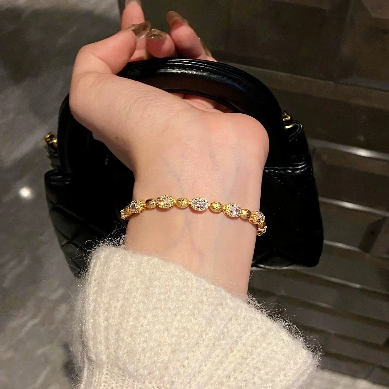 Zenobia Bracelet | 24k Gold Plated