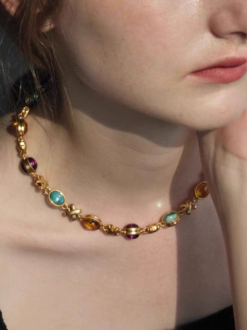 Cassandra Necklace Set | 24k Gold Plated