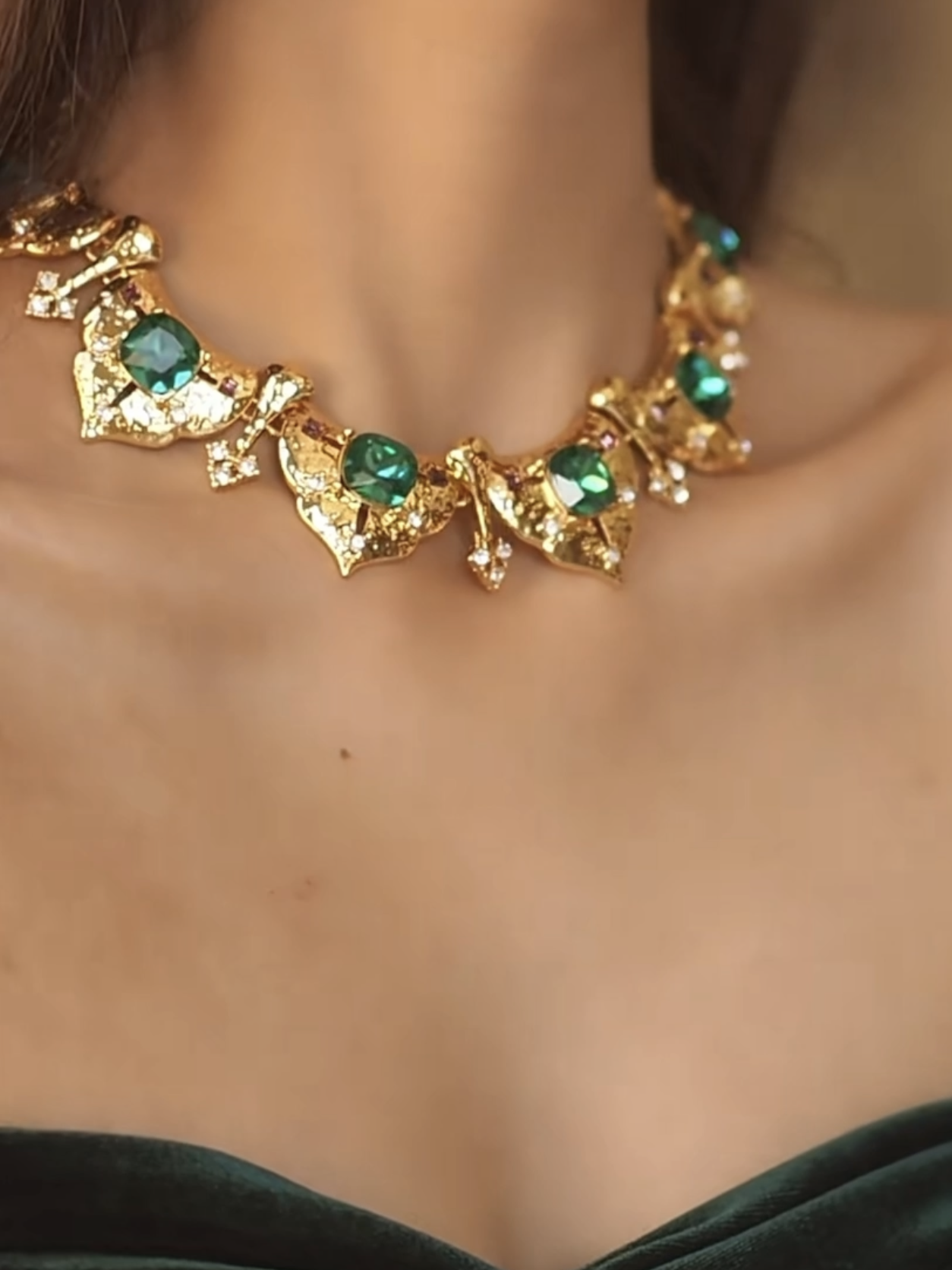 Lois Necklace | 24k Gold Plated