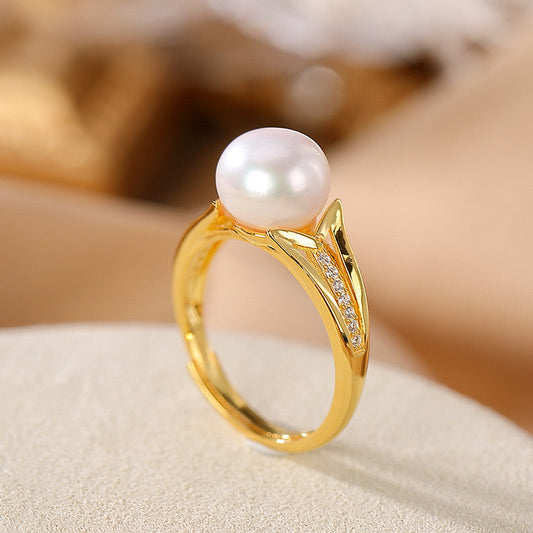 Romy Pearl Ring | 18k Gold Plated