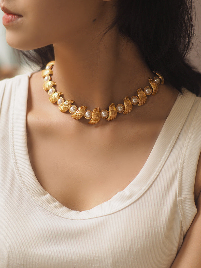 Katherine Necklace | 24k Gold Plated