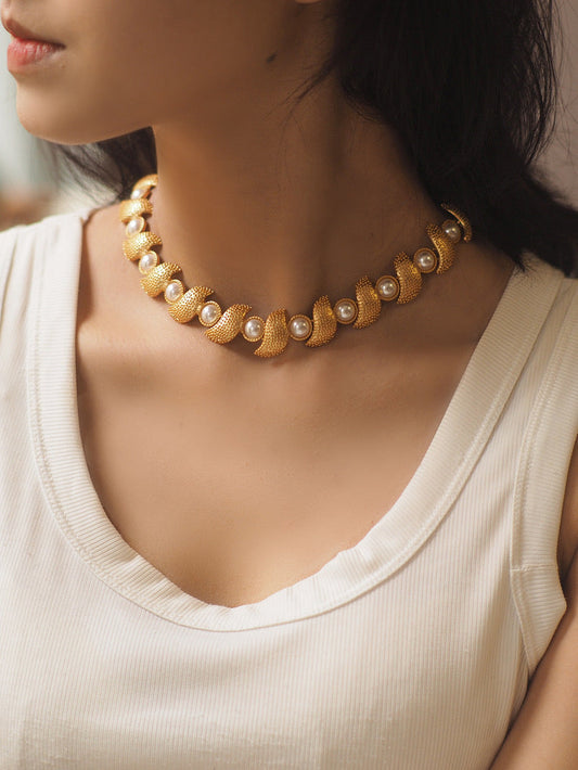 Katherine Necklace | 24k Gold Plated