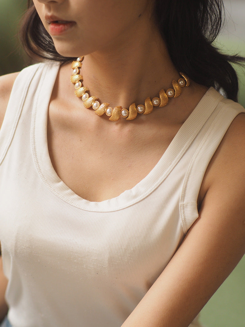 Katherine Necklace | 24k Gold Plated