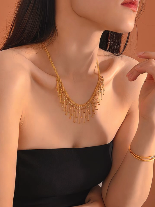 Faye Necklace | 24k Gold Plated