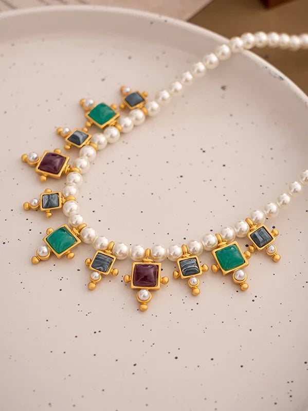 Effie Necklace | 24k Gold Plated