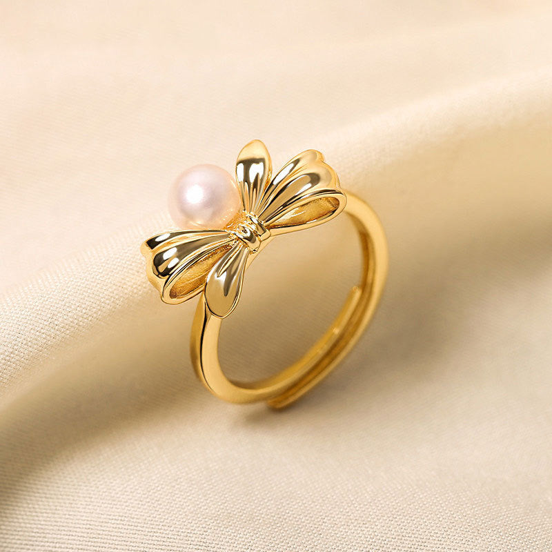 Lacen Pearl Ring | 18k Gold Plated