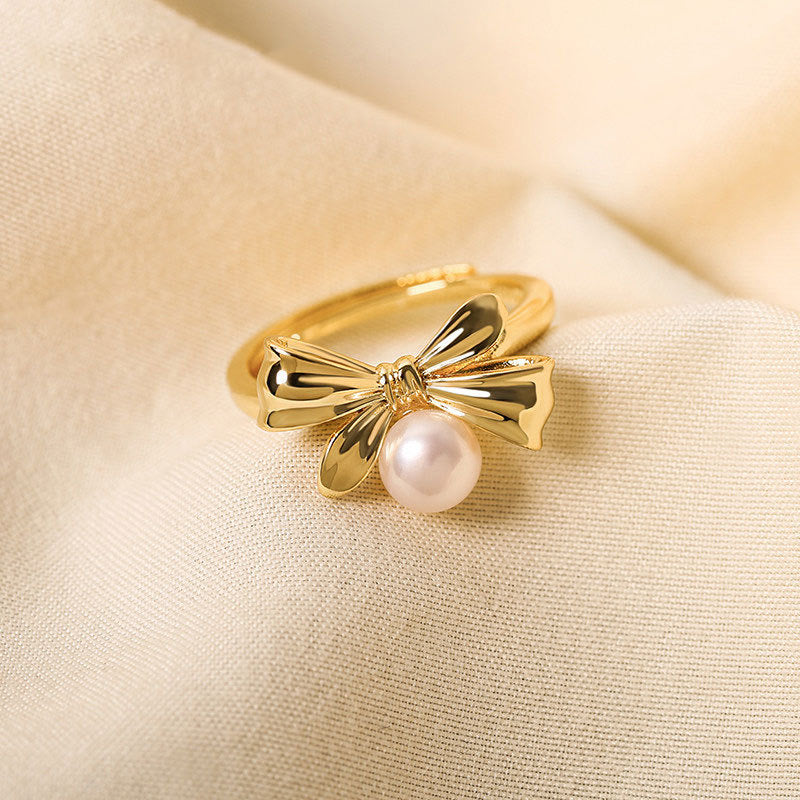 Lacen Pearl Ring | 18k Gold Plated