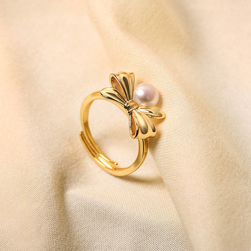 Lacen Pearl Ring | 18k Gold Plated