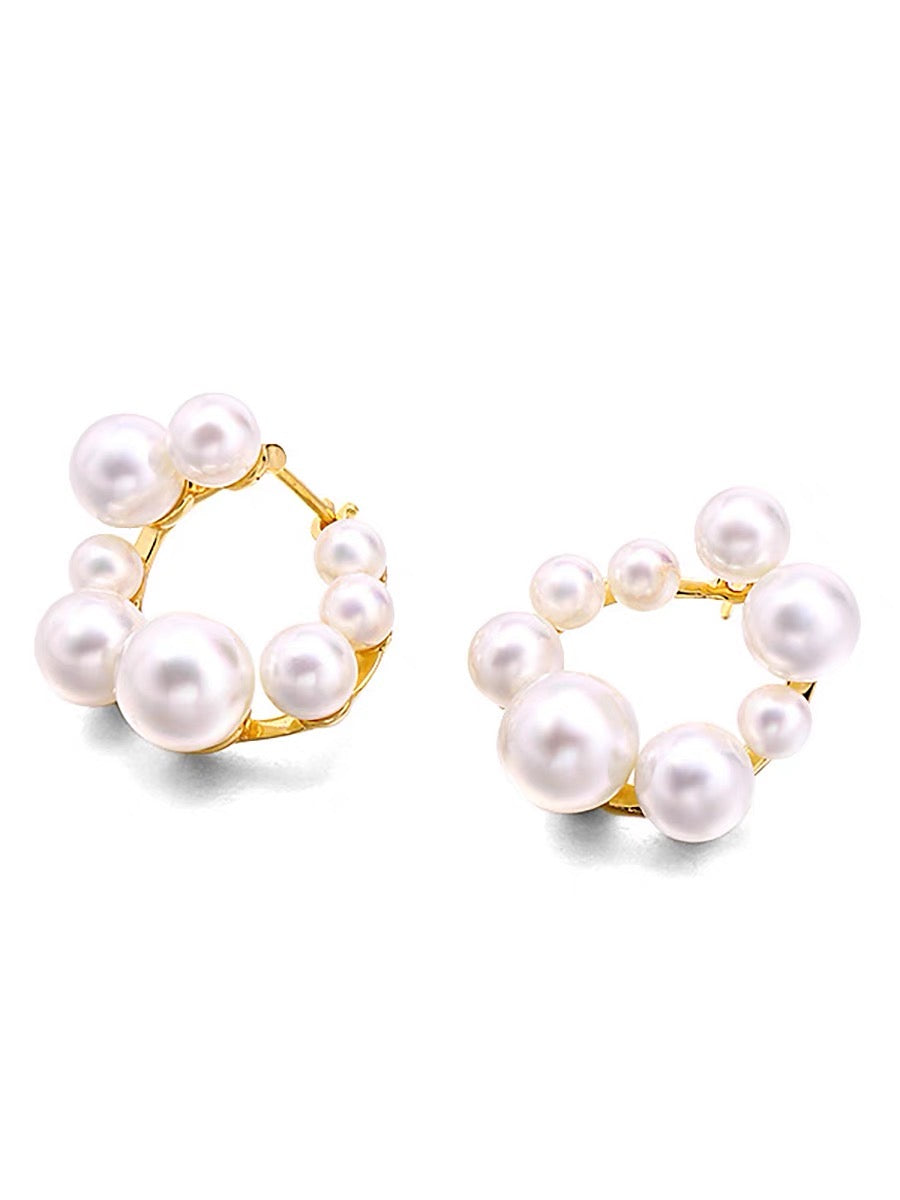 Telineah Pearl Necklace | 18k Gold Plated