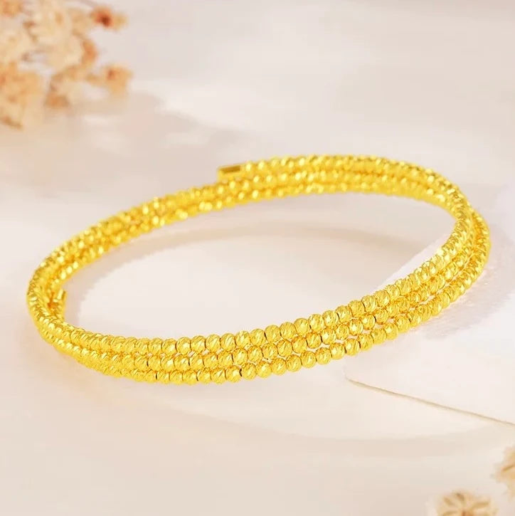 Ruthanne Bracelet Set | 24k Gold Plated