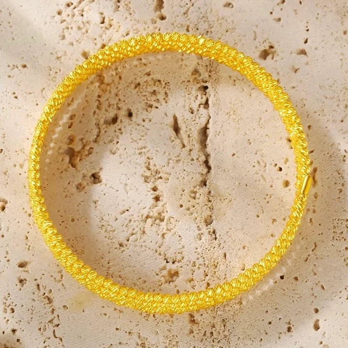 Ruthanne Bracelet Set | 24k Gold Plated
