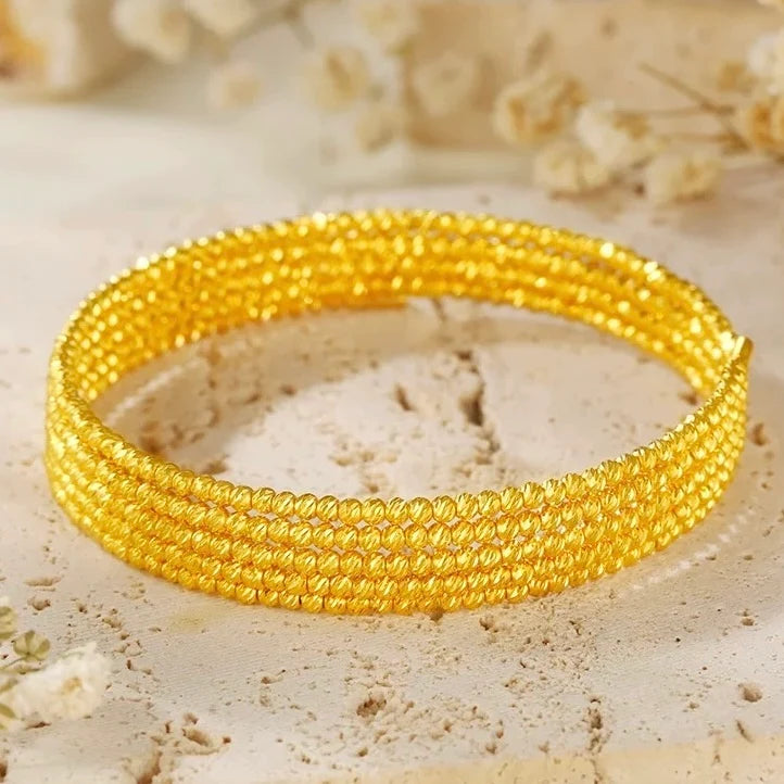 Ruthanne Bracelet Set | 24k Gold Plated
