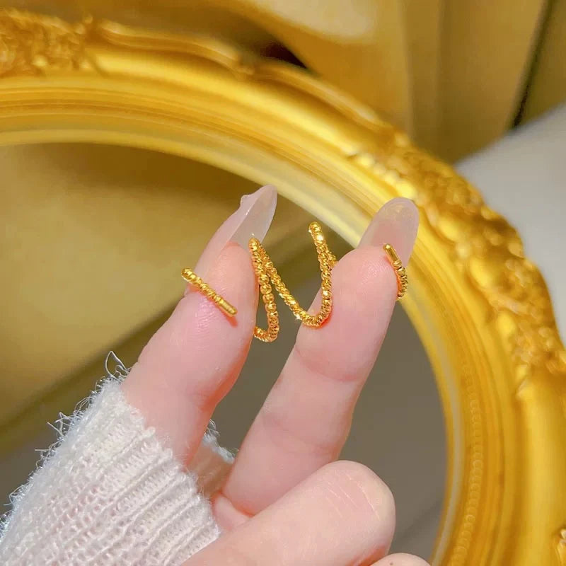 Ruthanne Bracelet Set | 24k Gold Plated