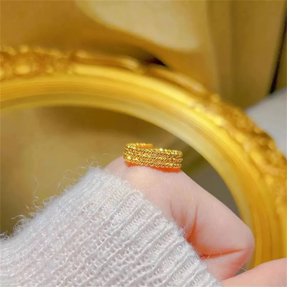 Ruthanne Bracelet Set | 24k Gold Plated