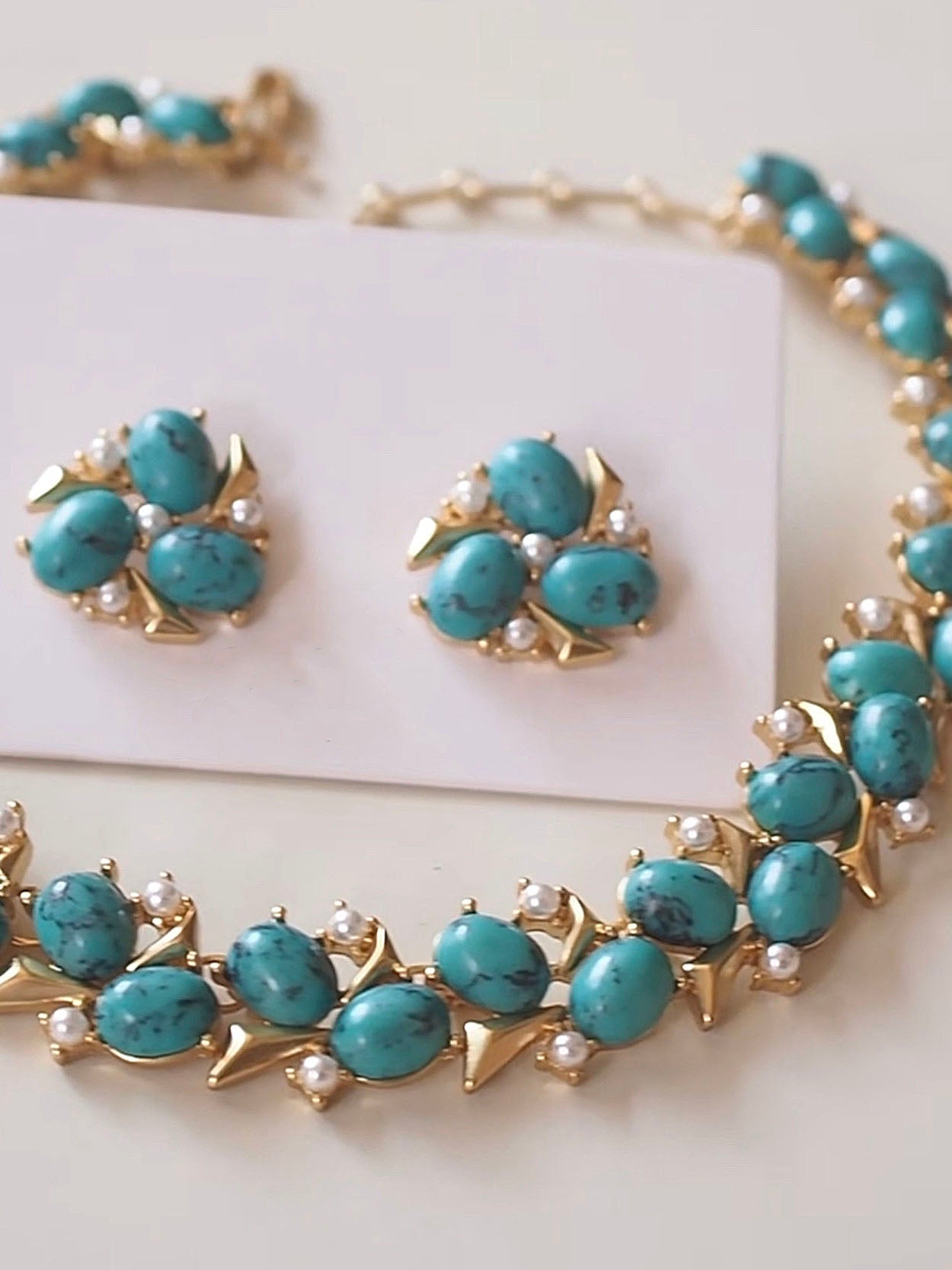 Elspeth Necklace Set | 24k Gold Plated