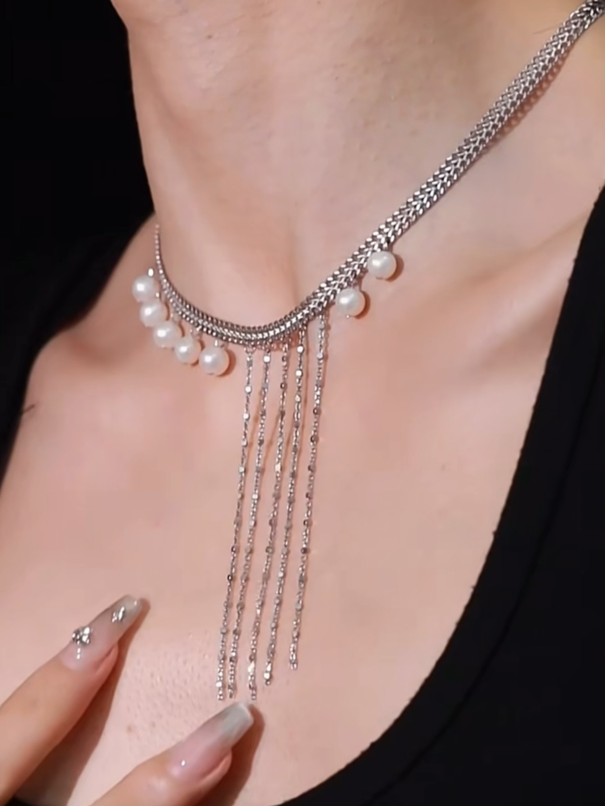 Roxanne Pearl Necklace