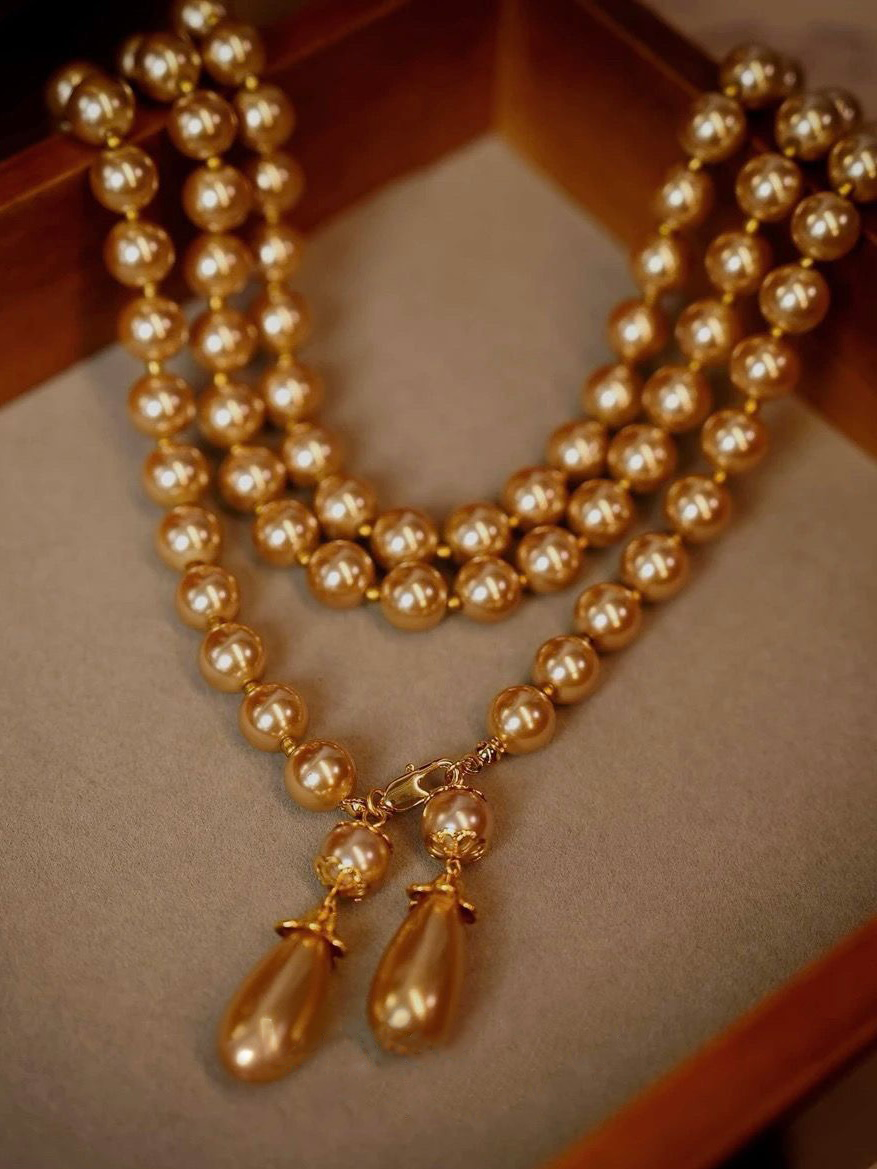 Mimosa Pearl Necklace | 24k Gold Plated